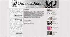 Desktop Screenshot of oficiosdearte.com